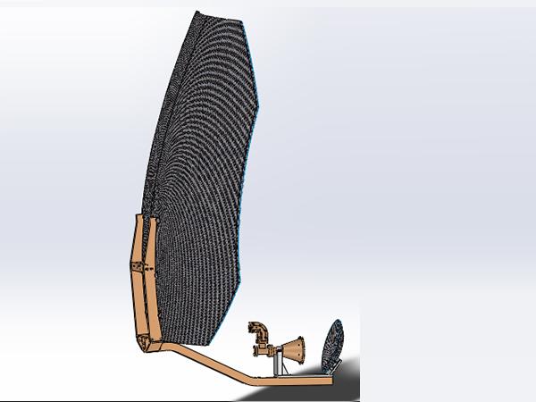 Зеркало для спутниковой антенны из углеволокна, диаметр 1.2 м, Ku ...